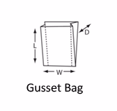 Gusset bag dimensions