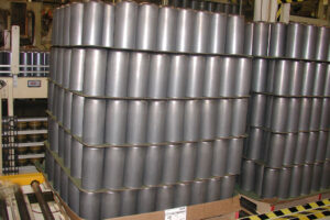 Automotive cans coated with ZERUST Axxanol 34CD rust preventative, ready for safe and corrosion-free shipment.