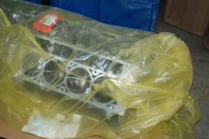 ZERUST Axxanol 750 packaged in VCI film, ready for corrosion protection storage.