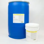 Axxatec 80C packaging in drum and pail sizes.