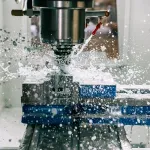 ZERUST Axxatec 8110C additive mixed with metalworking fluid showcasing corrosion protection for metals.