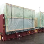 Large assets protected with water-based VCI rust preventative for export shipping.