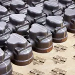 VCI Poly Kraft Paper used for interleave in metal part shipment