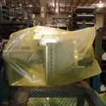 Rotor packaged in ZERUST ICT520-HS High-Strength VCI Film.