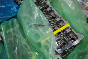 Engine ready for shipment in ZERUST ICT510-C VCI Multimetal Film
