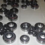 Metal components in VCI skin film showcasing corrosion resistance