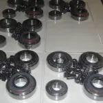 Metal components in VCI skin film showcasing corrosion resistance
