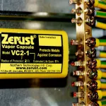 Electrical panel protection using VC 2-1 VCI emitter diffusers