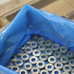 Bearings in a box lined with ZERUST ICT510-C VCI Gusset Bag