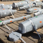 Offshore drilling parts wrapped in Outdoor VCI Shrink Film for durability