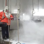 Ultrasonic cleaning solution