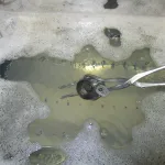 Ultrasonic cleaning solution