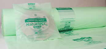 Roll of Natur-VCI film with rotor packaged in Natur-VCI bag