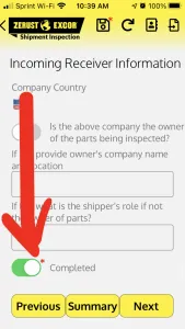 Creating an Incoming Inspection