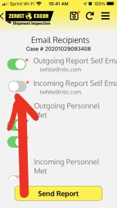 Creating an Incoming Inspection