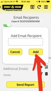 Creating an Incoming Inspection