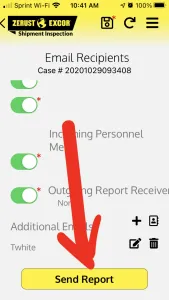 Creating an Incoming Inspection