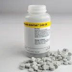ZERUST ActivTab(LS) flash corrosion VCI tablets shown with bottle for scale