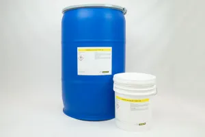 AxxaWash KMS-220 packaging in drum and pail sizes.