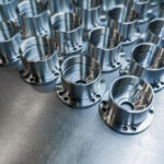 CNC aerospace parts treated with Axxatec 30C for rust prevention.