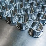 CNC aerospace parts treated with Axxatec 30C for rust prevention.