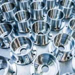 CNC aerospace parts protected with water-based rust inhibitor for corrosion resistance.