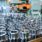 Steel parts cleaned with water-based degreaser for rust-free protection.