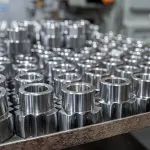 Industrial steel parts cleaned with AxxaWash KF-124 for a corrosion-free surface.