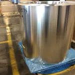 Initial placement of custom VCI Coil Covers for metal coil protection