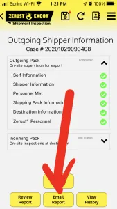 Crear Inspección De Envio 