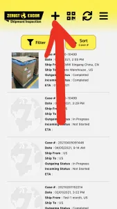 Crear Inspección De Envio