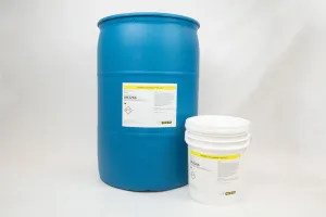 AxxaWash KF-122 packaging in drum and pail sizes.