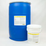 AxxaWash KMS-305AL packaging in drum and pail sizes.