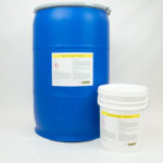 AxxaWash KMS-310AL packaging in drum and pail sizes.