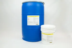 AxxaWash KMS-310AL packaging in drum and pail sizes.