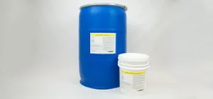 55-gallon drum and 5-gallon pail of Axxatec 48C.