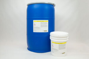 Axxatec DA-40AL packaging in drum and pail sizes.