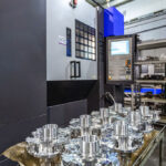 CNC-machined aluminum parts cleaned with aluminum and ferrous cleaner for precision applications.