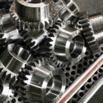 Gear wheels cleaned with AxxaWash KF-122 for a pristine finish.