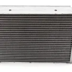 Aluminum radiator components cleaned with aluminum part cleaner for a precision finish.