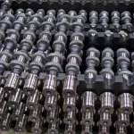 Metal parts protected with aluminum rust preventative and cleaner for corrosion control.