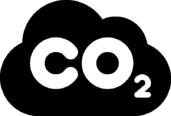 Illustration of cloud representing 95-ton CO2 emissions reduction with ZERUST PCR