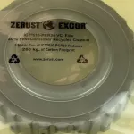 Metal part wrapped in ZERUST ICT510-PCR30 PCR VCI Film for shipment.