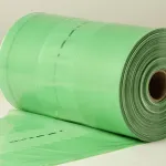 Roll of multimetal green VCI Sheeting.