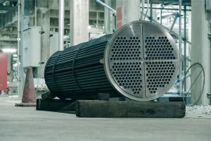 Heat exchanger clean after hydrostatic testing with Axxavis HST-10