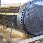 VCI Heat Exchanger on pallet ready to be shrink wrapped with ZERUST ICT510-OPS