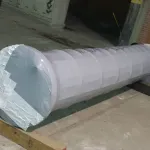 Heat exchanger wrapped in ZERUST ICT510-OPS for outdoor storage