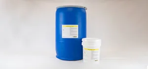55-gallon drum and 5-gallon pail of Axxatec DA-24C.