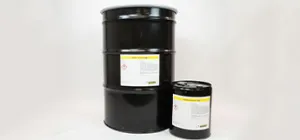 55-gallon drum and 5-gallon pail of ZERUST Axxanol 758.