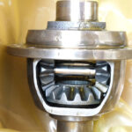 Metal part coated with ZERUST Axxanol 758 VCI Oil inside a gusset bag for corrosion protection.